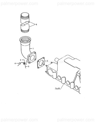 Order YANMAR 129490-13071 Bend, Exhaust