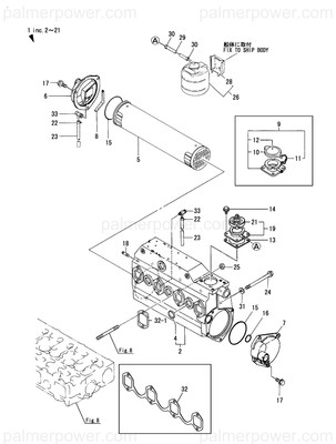 Order YANMAR 719174-44501 Core Assy, Cooler