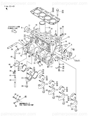 Order YANMAR 719171-01560 Block Assy, Cylinder
