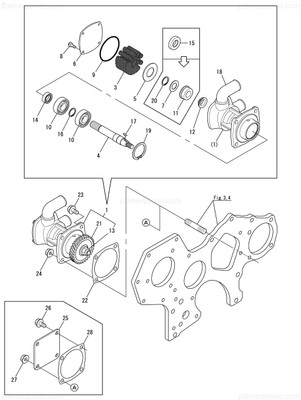 Order YANMAR X0519503 Ring