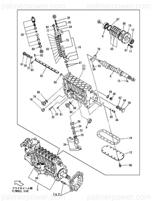 Order YANMAR 119595-51050 Bearing