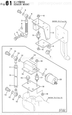 Order YANMAR 119175-91090 Bracket, Sender