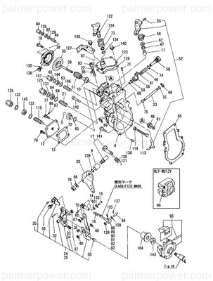 Order YANMAR 119187-61440 Lever, Control