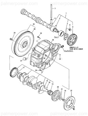 Order YANMAR 119195-14000 Camshaft Assy