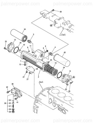 Order YANMAR 719593-33700 Cooler Assy, Oil