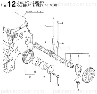 Order YANMAR 129693-25100 Gear Assy, Idle