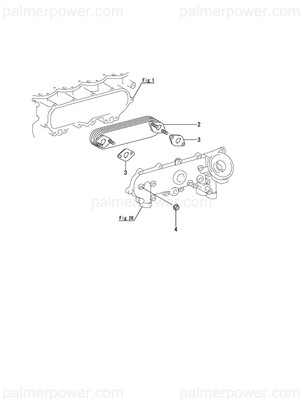 Order YANMAR 119770-00651 Cooler Assy, Oil