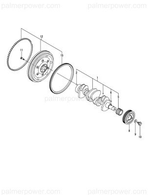 Order YANMAR 129677-21581 Flywheel Assy