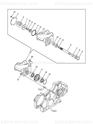 Order YANMAR 119175-42510 Shaft, Water Pump