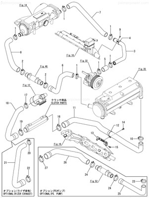 Order YANMAR 119798-49890 Hose, Gear Inlet