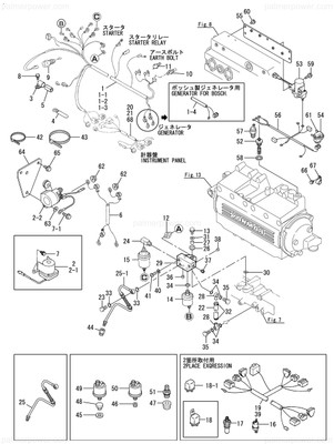 Order YANMAR 119573-77814 Harness, Wire Engine
