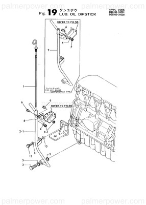 Order YANMAR 129470-34850 Dipstick, Oil