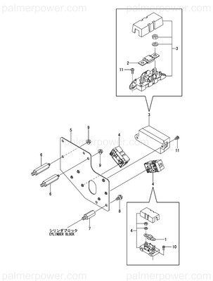 Order YANMAR 120672-77560 Bracket,Fuse