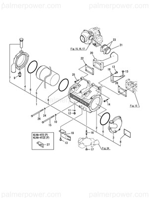 Order YANMAR 119175-18250 Hose, Air Duct