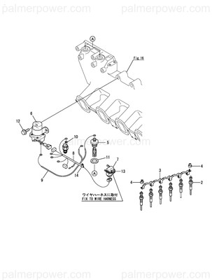 Order YANMAR 119770-00770 Connector, Glow Plug