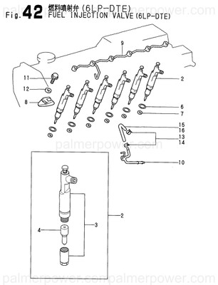 Order YANMAR 119770-00810 Pipe, Nozzle Leakage