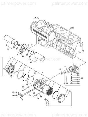 Order YANMAR 119578-34020 Gasket, Gallery