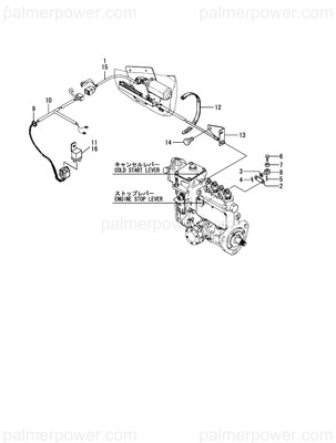 Order YANMAR 129593-77672 Harness, Stop