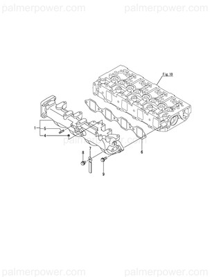 Order YANMAR 129677-12130 Gasket, Manifold