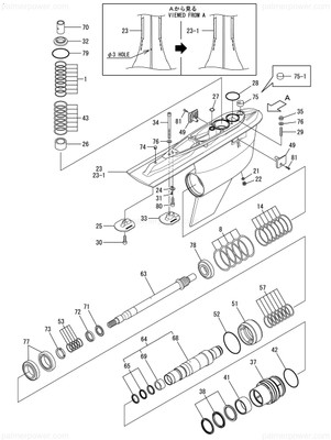 Order YANMAR 196350-04880 Bearing, 81107
