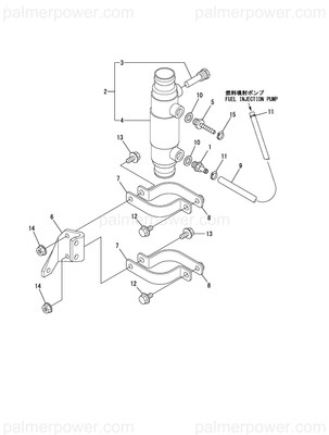 YANMAR 119773-51980 Solenoid, Fuel Cut | PalmerPower