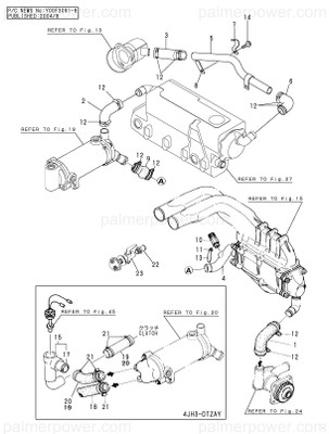YANMAR 128690-49010 Pipe, Sea Water B | PalmerPower