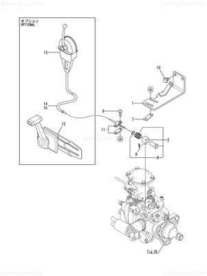 Order YANMAR 129693-67102 Bracket