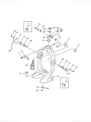 Order YANMAR 196350-03250 Bush, Hinge Pin Ff