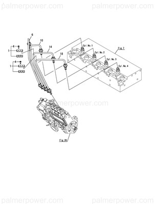 Order YANMAR 129670-59830 Pipe Assy, Injection
