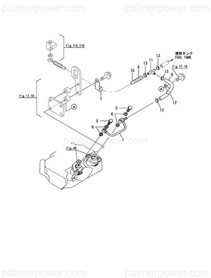 Order YANMAR 119370-59040 Pipe, Fuel B