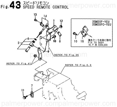 Order YANMAR 128270-67100 Bracket, Cable
