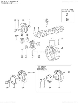 Order YANMAR 119770-90500 O-Ring