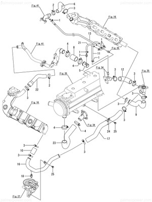 Order YANMAR 119173-49160 Pipe, Water Drain