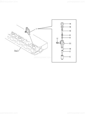 Order YANMAR 119595-53050 Valve Assy,Injection