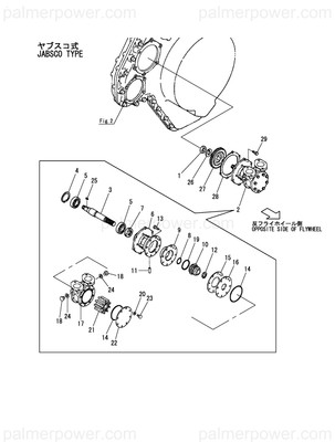 Order YANMAR 126433-42280 Shaft, Water Pump