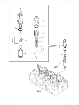 Order YANMAR 127687-53500 Valve Assy,Injection