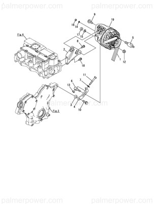 Order YANMAR 128990-77310 Bracket, Alternator