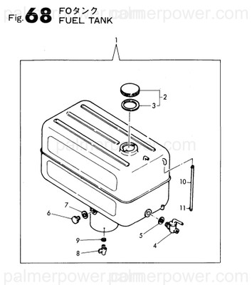 Order YANMAR 101504-55051 Gasket, Tank Cap