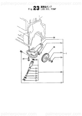 Order YANMAR 22312-060180 Pin, Parallel M6X18