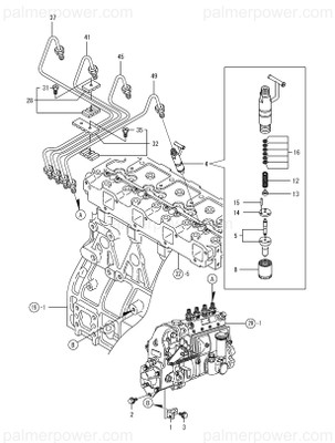 Order YANMAR 129900-01950 Retainer