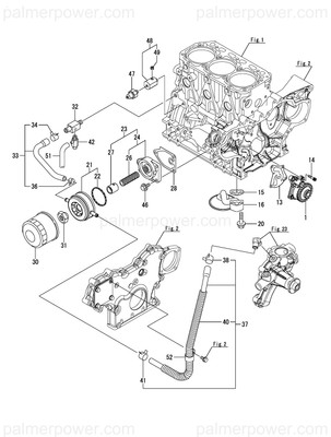 Order YANMAR 129508-35100 Bracket Assy,Lo Filt