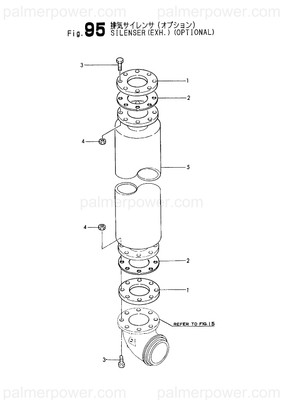 Order YANMAR 23211-125141 Flange, 5K125