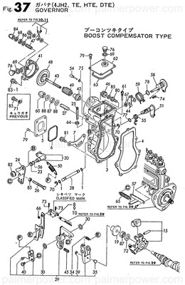 Order YANMAR 129155-61060 Cover, Governor Case