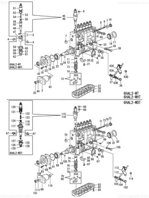 Order YANMAR X1343060300 Bearing, Center
