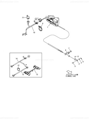 YANMAR 46150-571360 Motor, Stop | PalmerPower