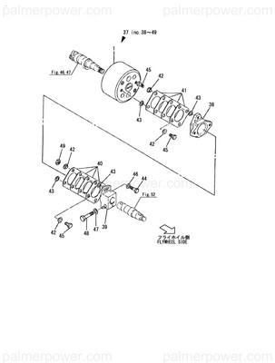 Order YANMAR 127695-54990 Joint Assy, Shaft