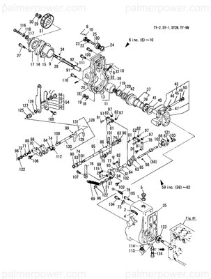Order YANMAR 148616-61400 Lever Assy, Control