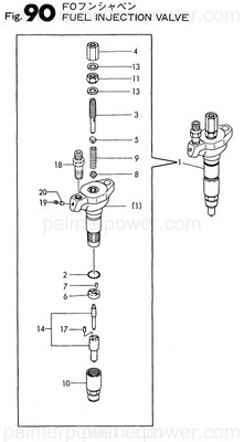 Order YANMAR 126616-53500 Valve Assy,Injection