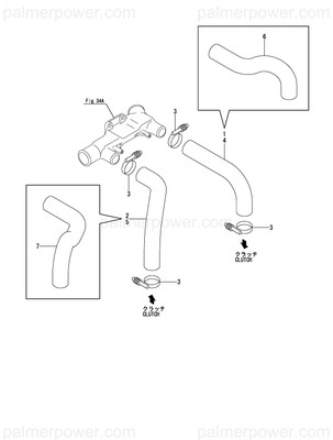 Order YANMAR 43720-564031 Hose, Water