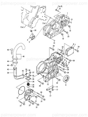 Order YANMAR 121023-01551 Cover, Tachometer